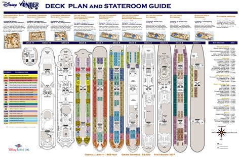 Disney Cruise Magic Deck Plan Disney Magic Deck Plans | CruiseInd
