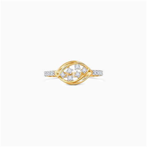 Gold Visionary Spark Lab Grown Diamond Ring – Heer by GIVA