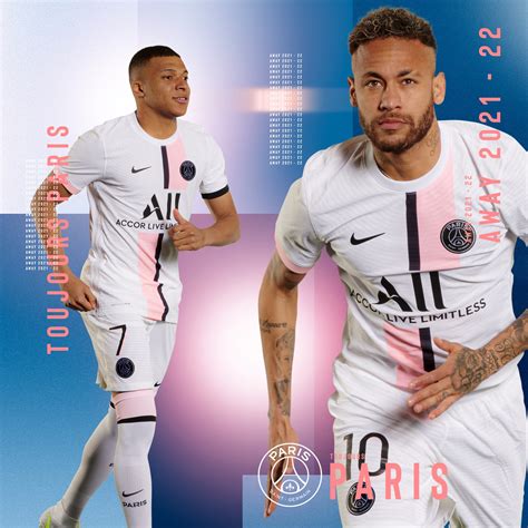 Paris Saint-Germain 2021-22 Nike Away Kit - Football Shirt Culture ...