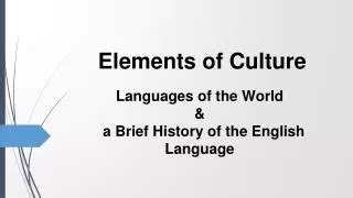 Culture Elements 的图像结果