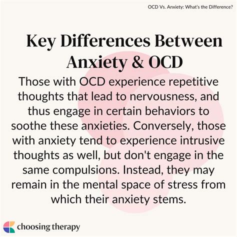 How Are OCD & Anxiety Different?