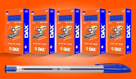 Lexi Dax Smooth_100 BallPens_ Ball Pen I 0.7 mm Blue Ballpen I Blue ...