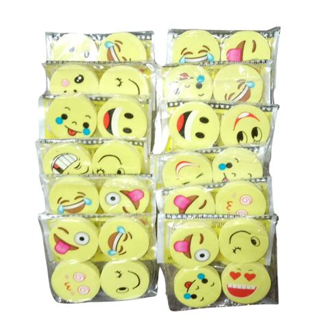 NEWEBIT_Eraser for Kids Eraser Set for Girls Emoji Shape Eraser for ...