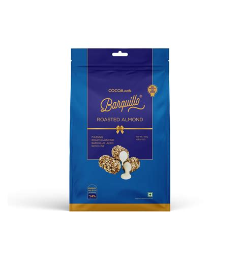 Barquillo Premium Roasted Almond Chocolate Pouch - 5 Pcs (100 gm ...