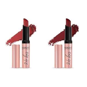 Buy Insight Cosmetics 24 Hrs Non Transfer Matte Lipstick & Insight ...