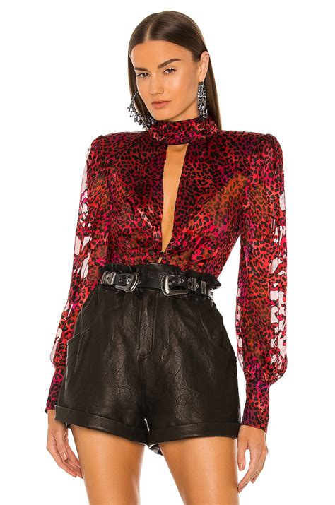 DUNDAS x REVOLVE Hendrix Top in Two Tone Leopard | REVOLVE