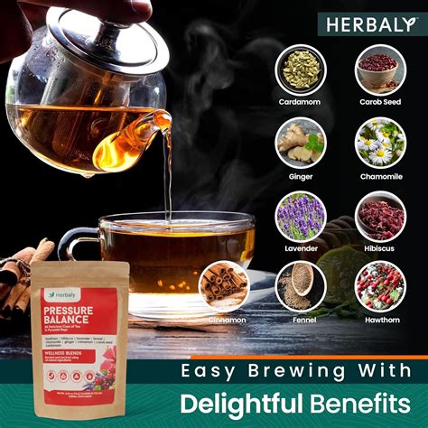 Herbaly Wellness Collection Herbaly Pressure Balance Tea - Supports ...