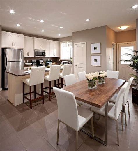kitchen table in living room ideas