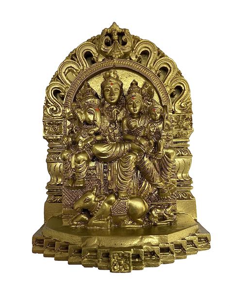 Buy RS Lord Shiva Family Polystone Statue Idol for Pooja Room,Office ...
