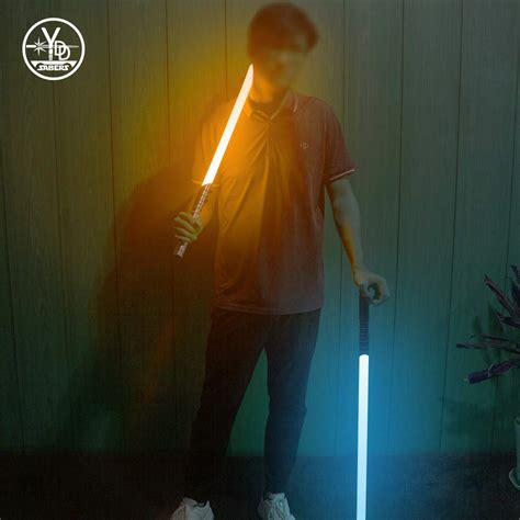 YDD Jedi Sith LED Light Saber 16 Colors Changing Force FX Heavy Dueling ...