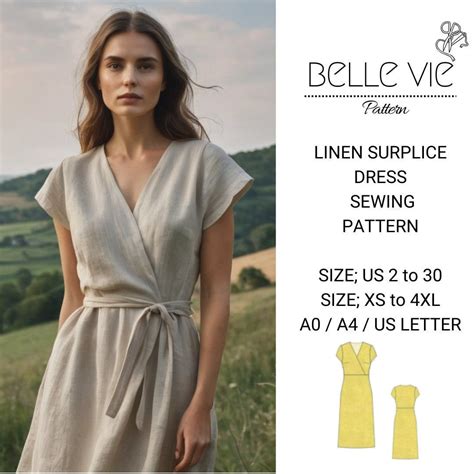 Image result for Simple Wrap Dress Tutorial