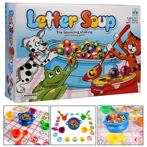 Letter Soup Game - word Building game - fun family game- Clearance ...