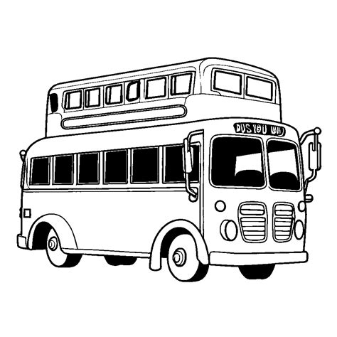 School bus coloring page Lulu Pages