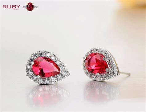 Ruby gemstone stud earrings. Make your elegant look by wearing this… | by Rubygemstone | Medium