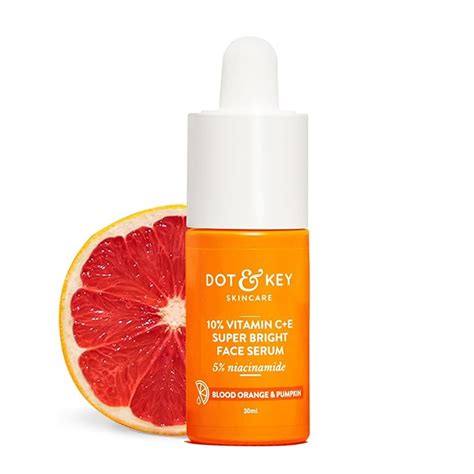 DOT & KEY 10% Vitamin C + E Serum with 5% Niacinamide,for Glowing Skin ...