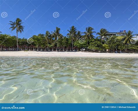 Low Angle View of Dumaluan Beach in Panglao Island, Bohol, Philippines ...
