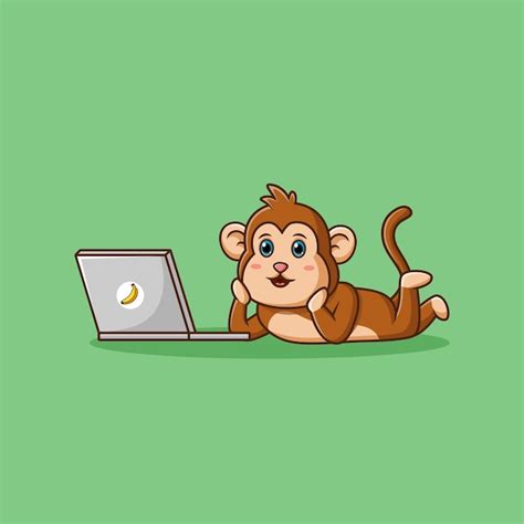 Image result for Monkey at Computer
