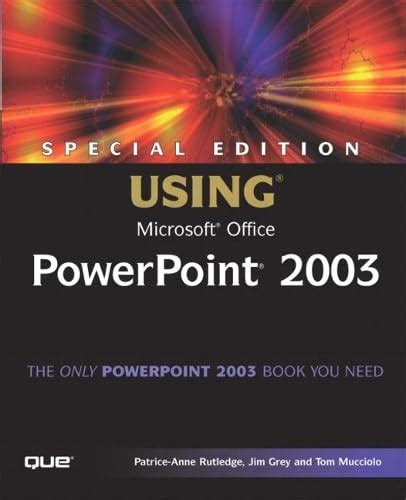 Special Edition Using Microsoft Office PowerPoint 2003 : Rutledge ...