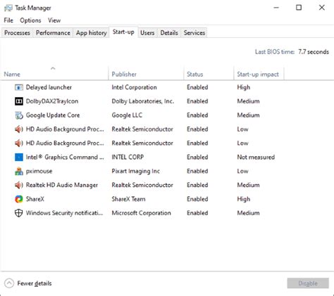 Starting Task Manager 的图像结果