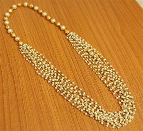 Jewelatoz Gold Plated Ethnic Pearl Necklace Price in India - Buy ...