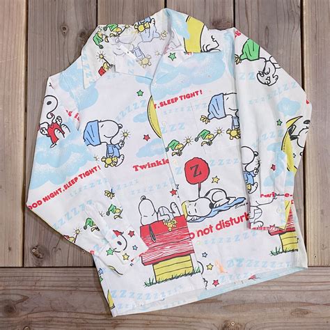 SNOOPY printed long sleeves shirt | LEMON
