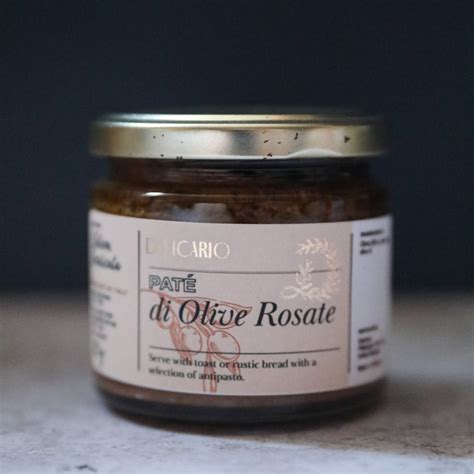 Rosate Olive Paté (Paté di Olive Rosate), Delicario - The Cambridge ...