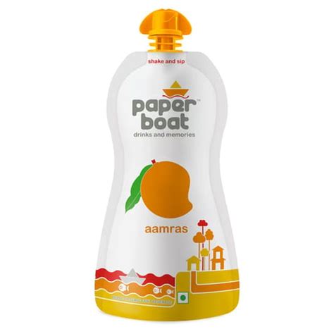 Paper Boat Aamras, Mango Fruit Juice, No Added Preservatives And ...