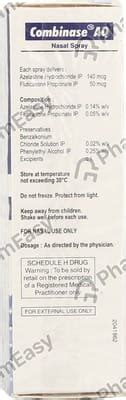 Combinase Aq Bottle Of 7ml Nasal Spray: Uses, Side Effects, Price ...