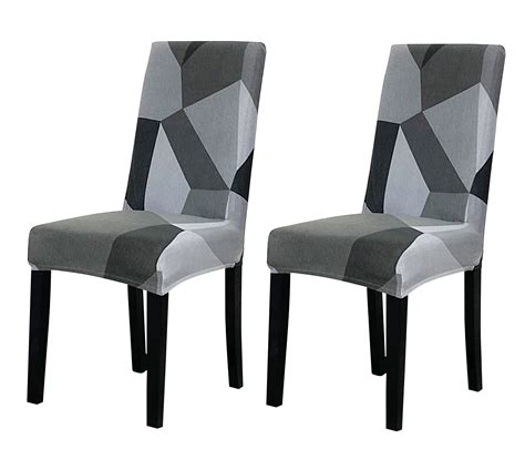 Elastic Chair Cover(Grey Dark Grey Prism) – House of quirk