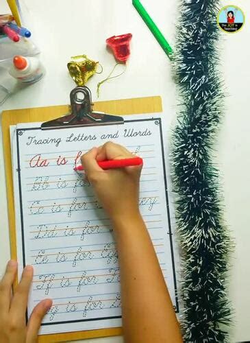 Christmas Cursive Handwriting Practice 的图像结果