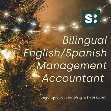 Bilingual English/Spanish Management Accountant with some WIP/project ...