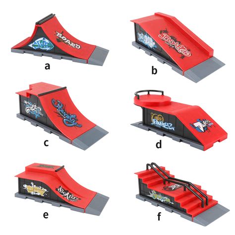 Buy Fingerboard Set Mini Skateboard Park Toy Kit Plastic Fingerboard ...