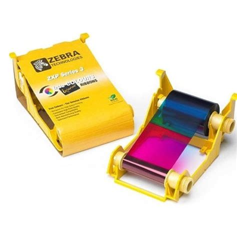 Buy Zebra ZXP3 Thermal Ribbon, Full Color YMCKO | Card Printer Ribbon ...