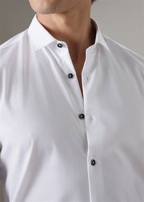 White Plain Wrinkle Free Shirt