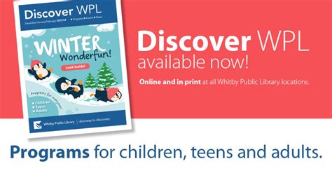 Image result for Whitby Public Library Services