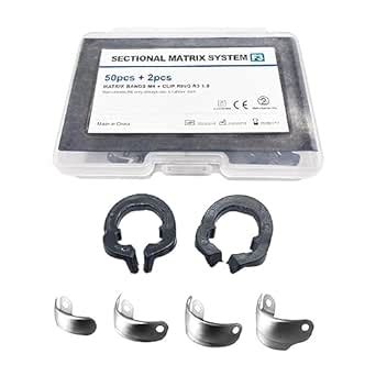 Dental Resin Clamping Ring, Dental Sectional Matrices Clip Metal Matrix ...