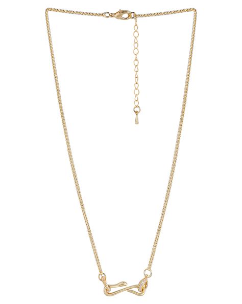Gold Plated with CZ Animal Fancy Necklace for women – Carlton London Online