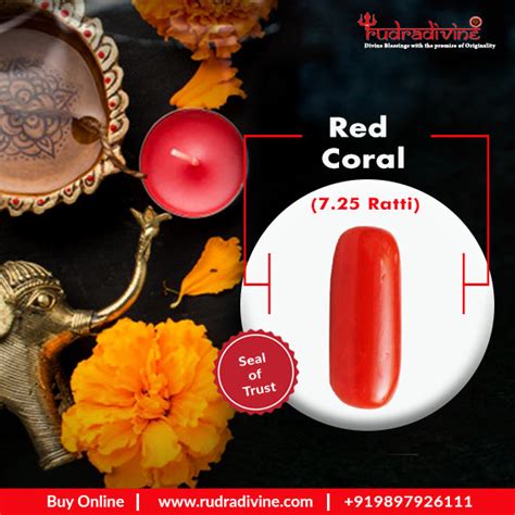 5.25 Ratti Red Coral – RudraDivine