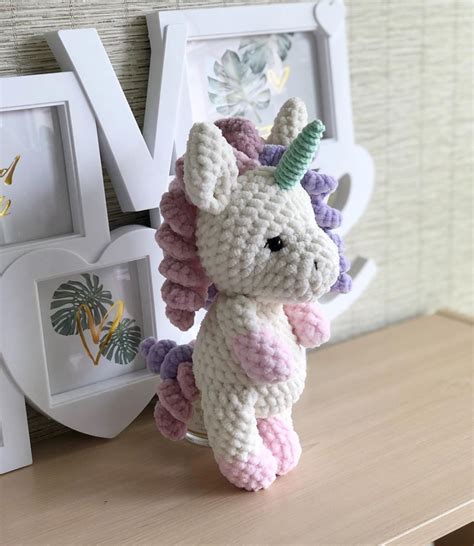 crochet unicorn plush