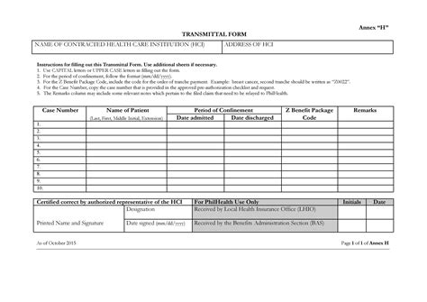 Letter of Transmittal - 40+ Great Examples & Templates - Template Lab