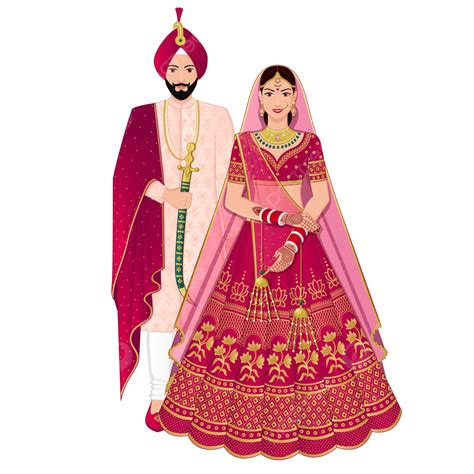Punjabi Sikh Wedding Couple