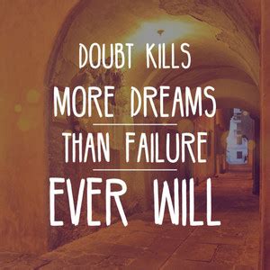 doubt kills |Motivational Poster|Inspirational Poster|Gym poster|All ...