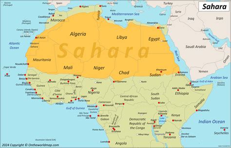 Sahara Map
