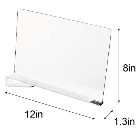 Real Simple 4-Pack Acrylic Closet Shelf Dividers | At Home