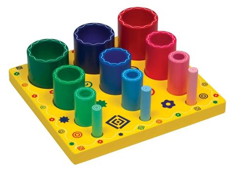 Guidecraft Nesting, Sort and Stack - Cylinders : Amazon.in: Toys & Games