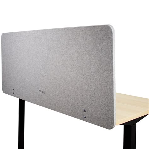 Buy VIVO Gray Clamp-on 60 x 24 inch Privacy Panel, Sound Absorbing ...