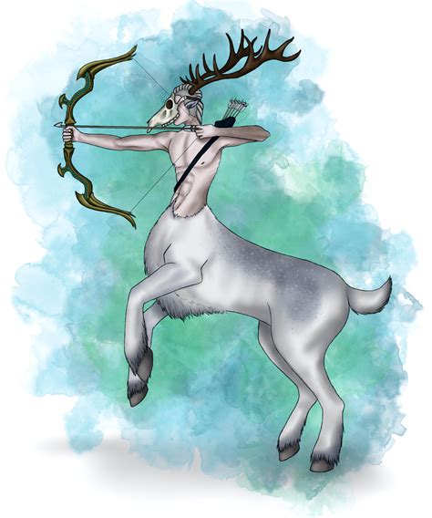 Half Deer Half Man Drawing
