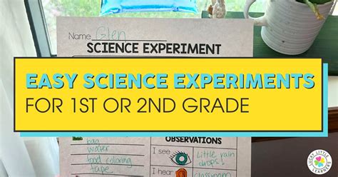 Science Experiments for 2nd Grade 的图像结果