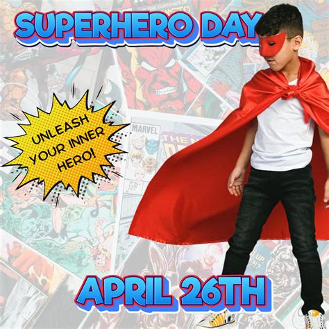 Superhero Day - April 26 | Isabel Campbell Public School