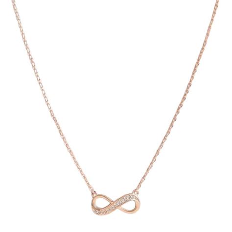 ZAVYA 925 Sterling Silver Infinity Gold Plating Necklace | Adjustable ...
